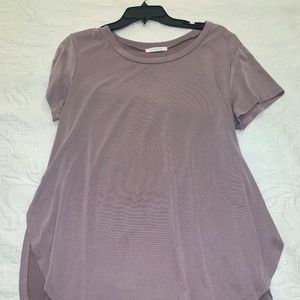 Mauve/Purple Short Sleeve Top